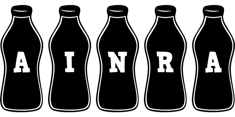 Ainra bottle logo