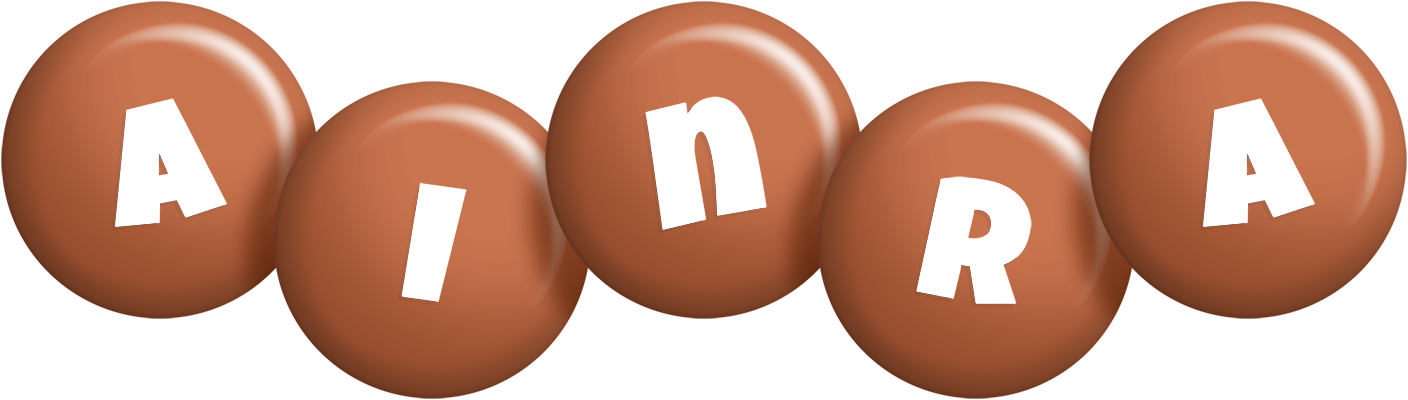 Ainra candy-brown logo