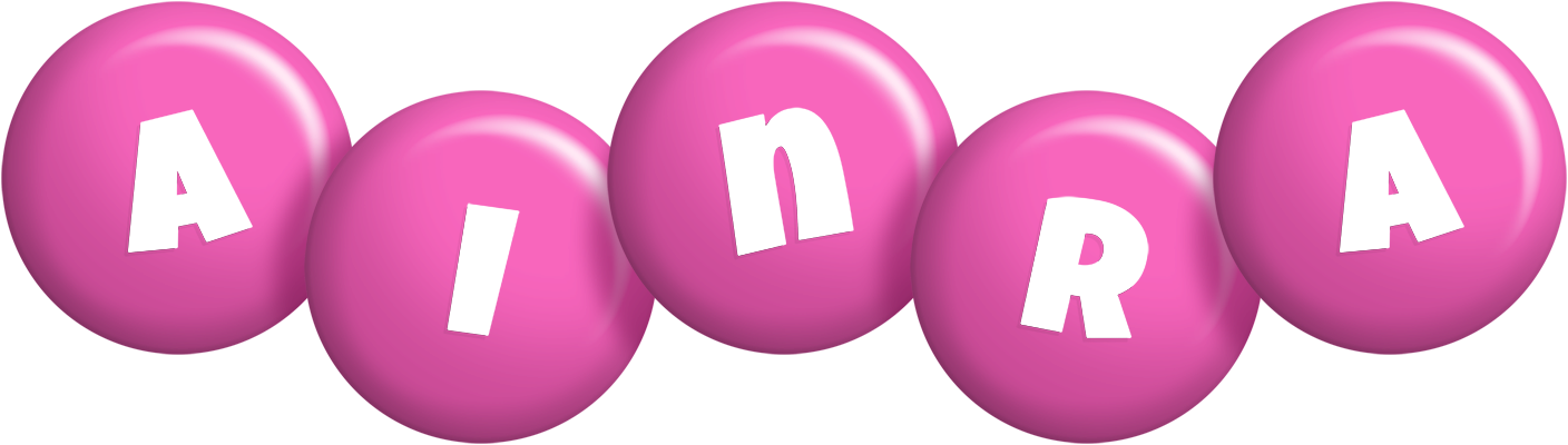 Ainra candy-pink logo