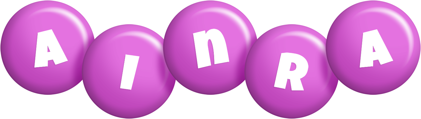 Ainra candy-purple logo