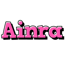 Ainra girlish logo