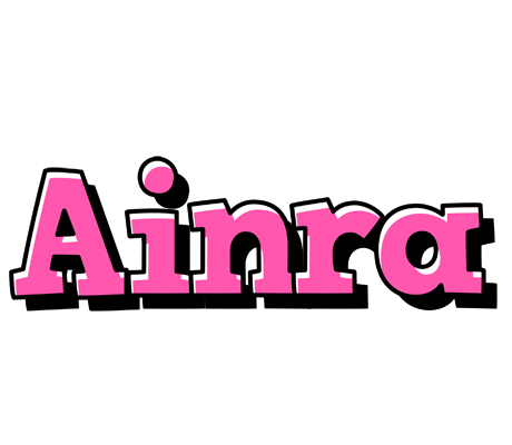 Ainra girlish logo
