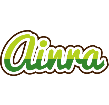 Ainra golfing logo