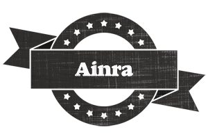 Ainra grunge logo