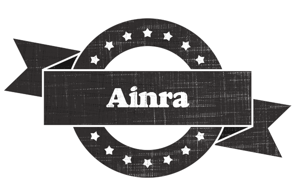 Ainra grunge logo