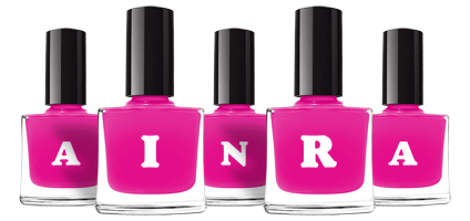 Ainra nails logo