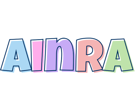 Ainra pastel logo