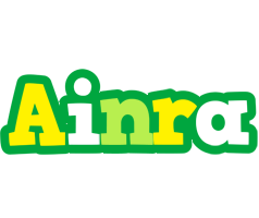 Ainra soccer logo
