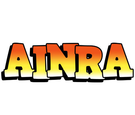 Ainra sunset logo