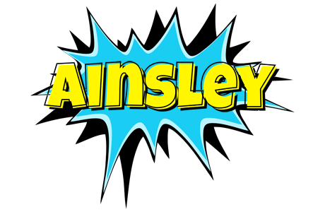 Ainsley amazing logo