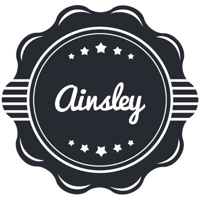 Ainsley badge logo