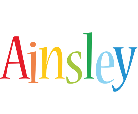 Ainsley birthday logo