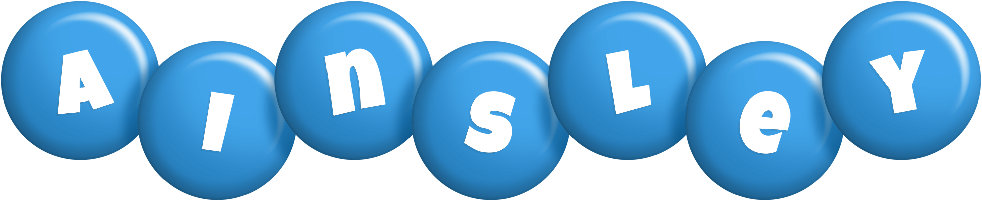 Ainsley candy-blue logo