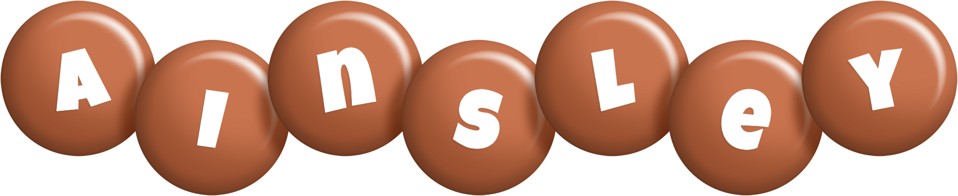 Ainsley candy-brown logo