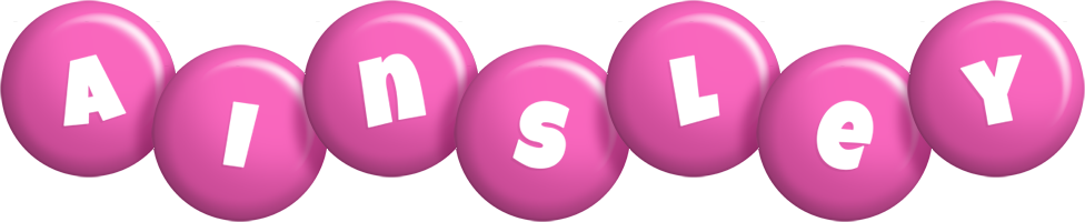 Ainsley candy-pink logo