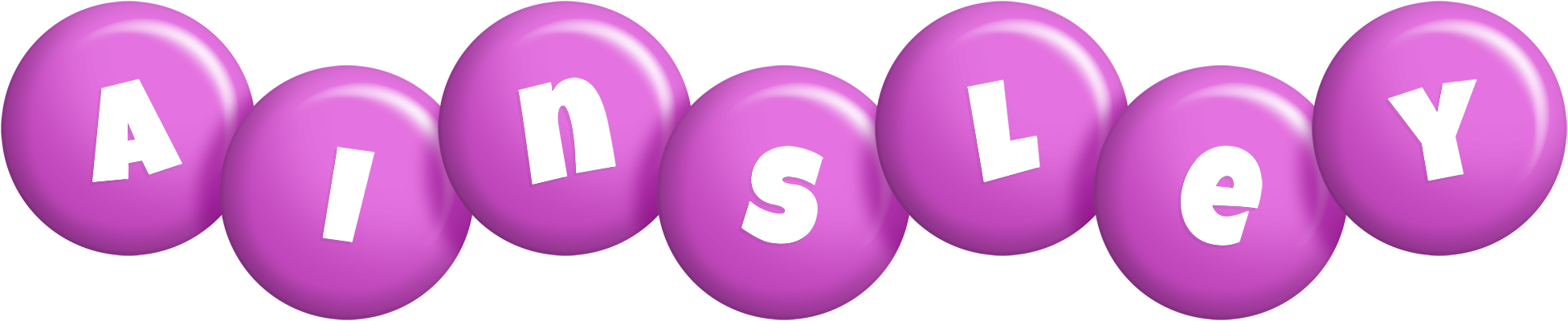 Ainsley candy-purple logo