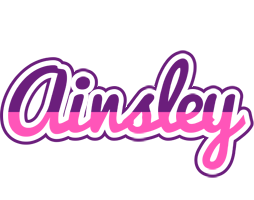 Ainsley cheerful logo