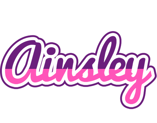 Ainsley cheerful logo