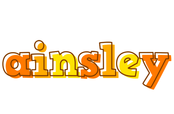 Ainsley desert logo