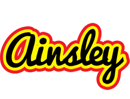 Ainsley flaming logo