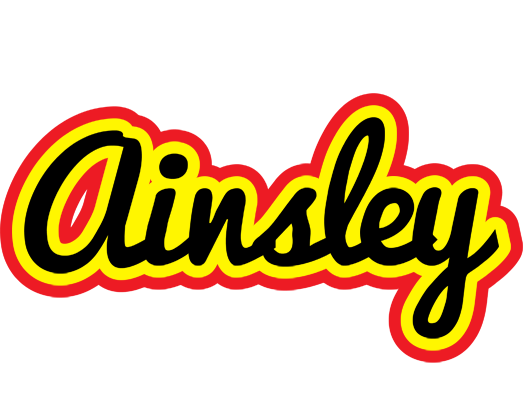 Ainsley flaming logo