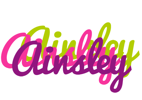 Ainsley flowers logo