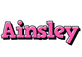 Ainsley girlish logo