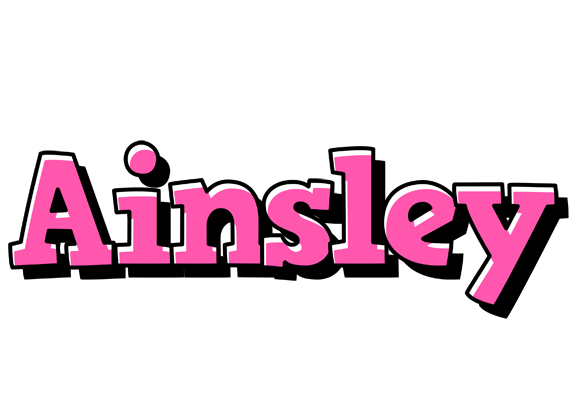 Ainsley girlish logo
