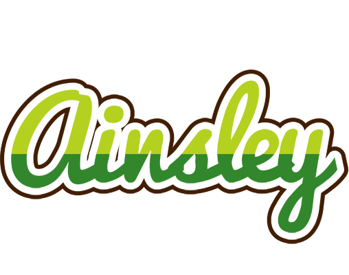 Ainsley golfing logo