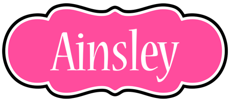 Ainsley invitation logo