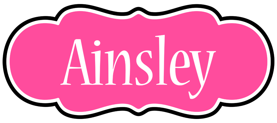 Ainsley invitation logo