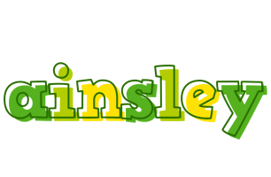 Ainsley juice logo