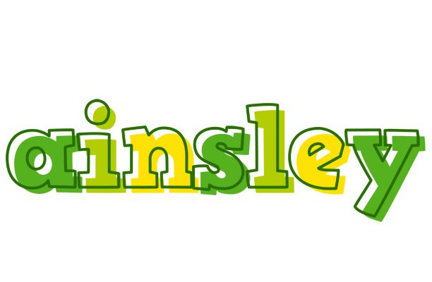 Ainsley juice logo