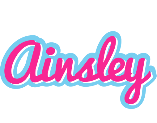 Ainsley popstar logo