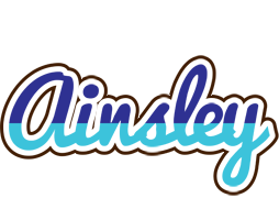 Ainsley raining logo