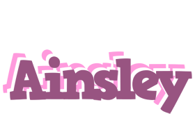 Ainsley relaxing logo