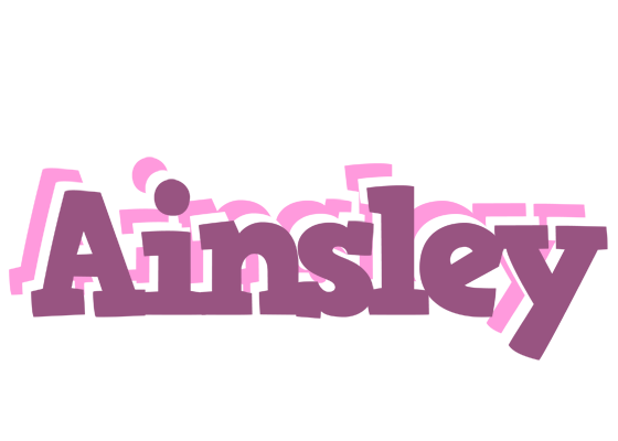 Ainsley relaxing logo