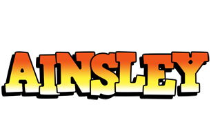 Ainsley sunset logo