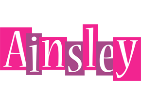 Ainsley whine logo