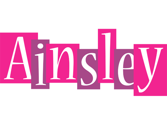 Ainsley whine logo
