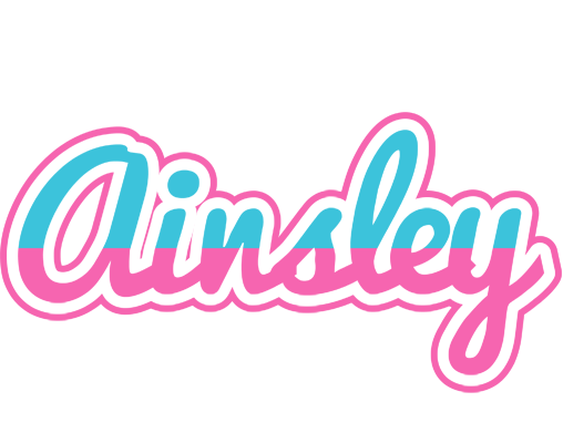 Ainsley woman logo