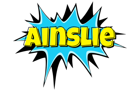 Ainslie amazing logo