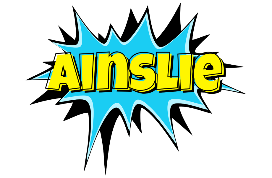 Ainslie amazing logo