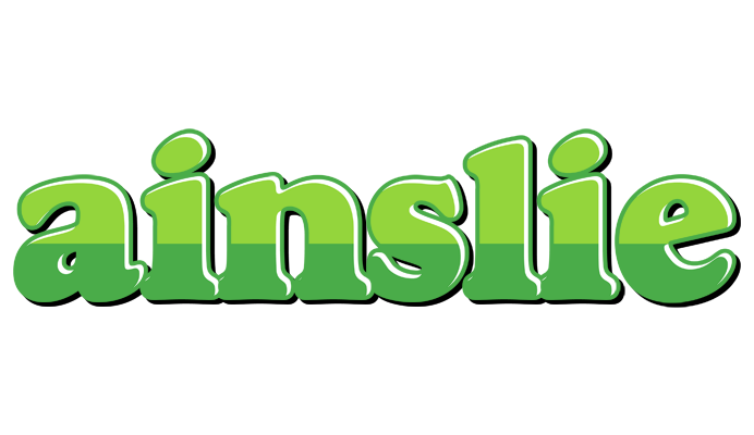 Ainslie apple logo