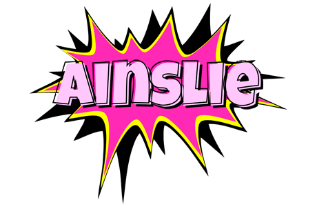 Ainslie badabing logo