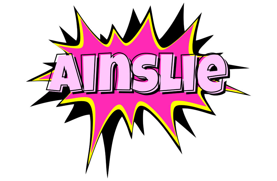 Ainslie badabing logo