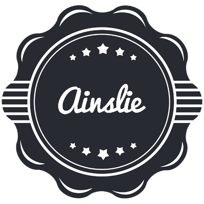Ainslie badge logo