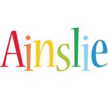 Ainslie birthday logo