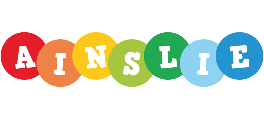 Ainslie boogie logo
