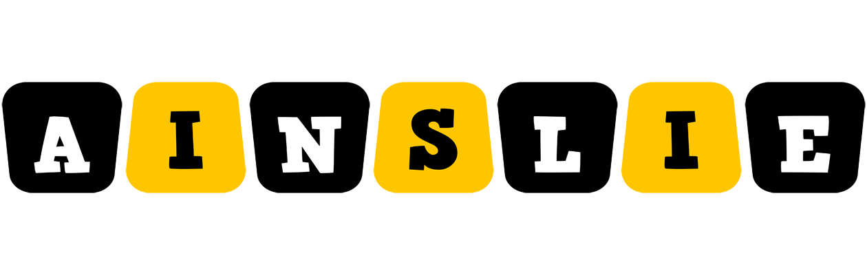 Ainslie boots logo